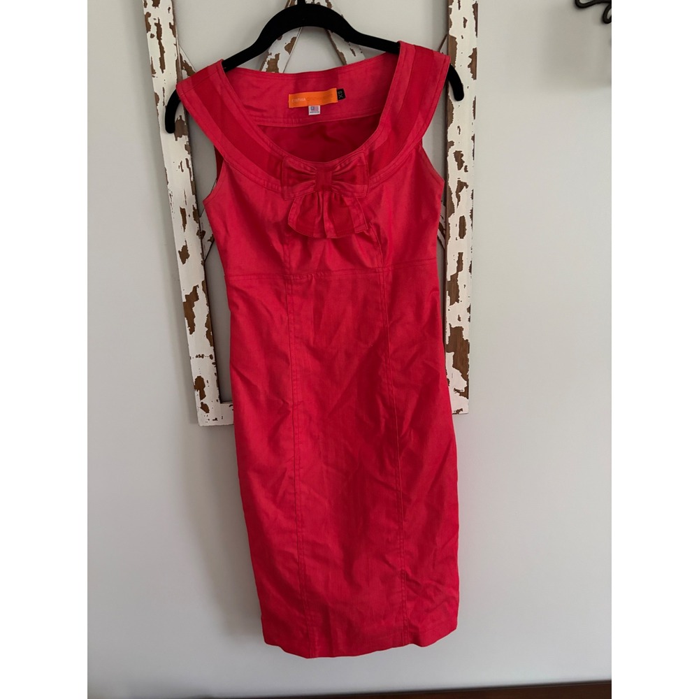 Cynthia Steffe Sleeveless Red Bow Dress Size XS